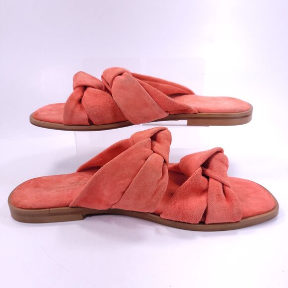 Avellini Slip On Casual Two Strap Open Toe Sandal Womens Size 8 Pink - Picture 5 of 8